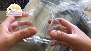 Unboxing: Como comprar  vasitos de plástico para Gelatinas