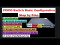 Cisco Switch Basic Configuration Cisco Switch Configuration Step By Step