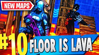 TOP 10 Best FLOOR IS LAVA Creative Maps In Fortnite | Fortnite Floor Is Lava Map CODES