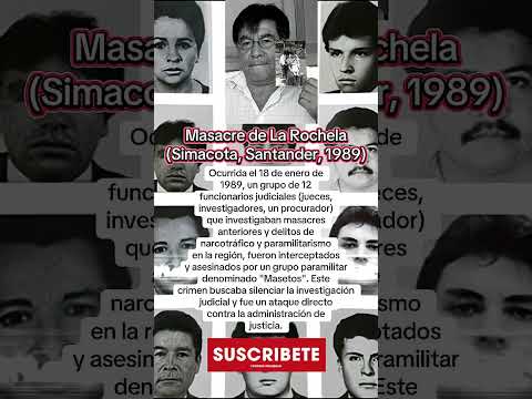 Masacre de La Rochela Simacota, Santander, 1989