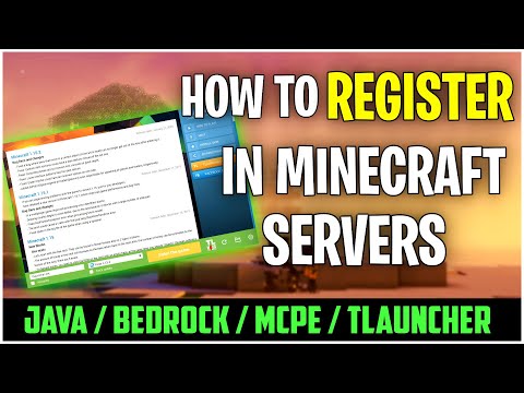 mugetsuLIVE - How to Register on Minecraft Servers 2022 with tLauncher/MCPE/JAVA/BEDROCK