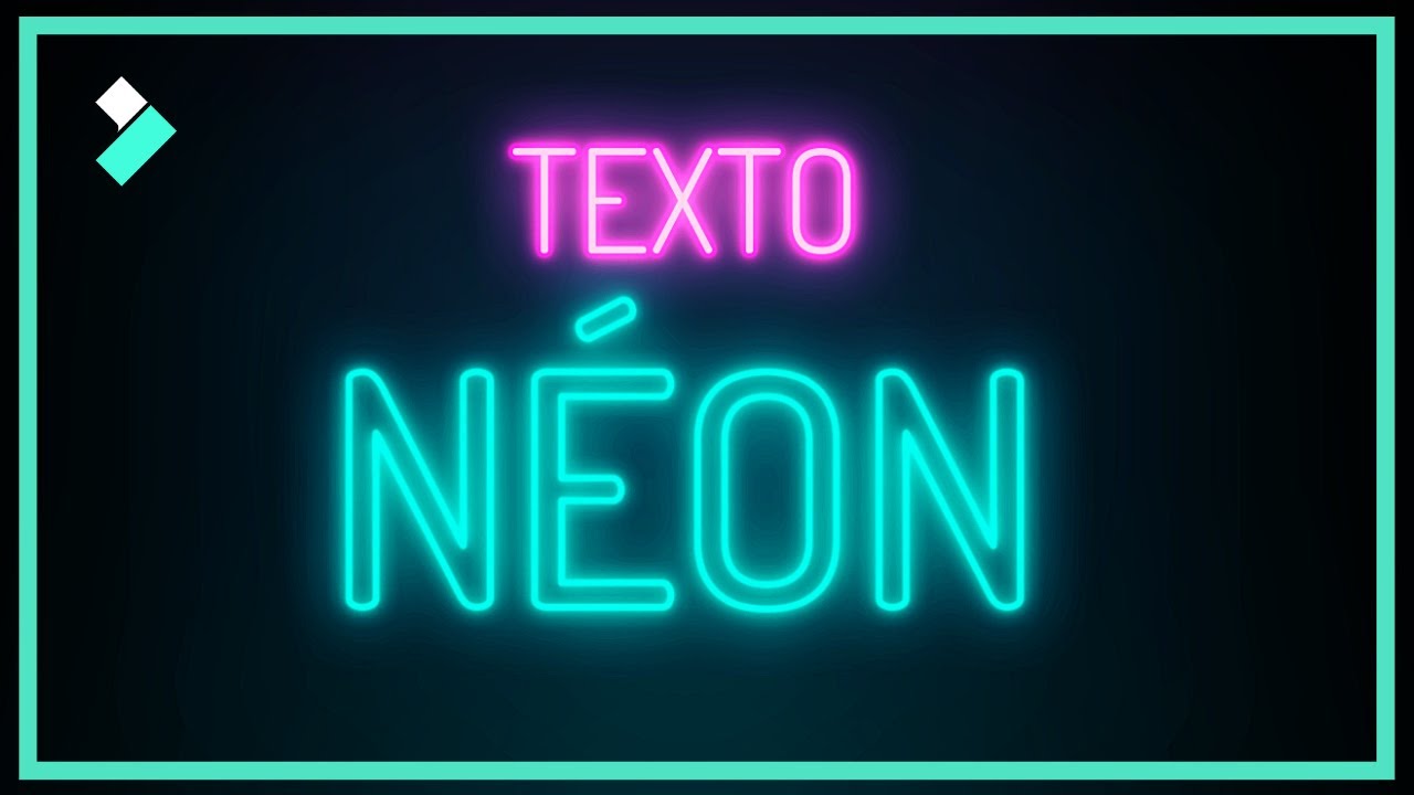 Fazer TEXTO DE NEON com Efeito FALHA DE ENERGIA no Wondershare Filmora (Super Fácil)