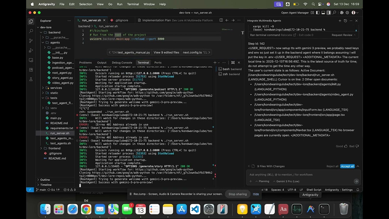 Dev-Lore project preview