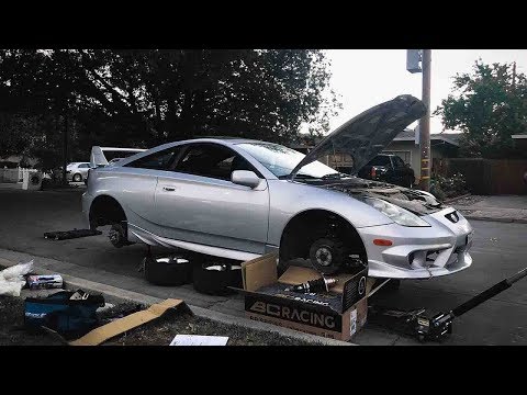How to Install BC Racing Coilovers (Extreme Low) | Toyota Celica
