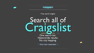 How To Search All of Craigslist Nationwide USA Free - howtoselloncraigslistebook.com