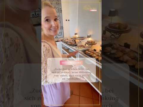 Beware of the sugar trap in hotels! 🍓 #sugarfree #presenter