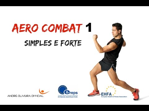 AERO COMBAT 1 - SIMPLES E FORTE, + DE 600 CALORIAS HD #treinacomandre