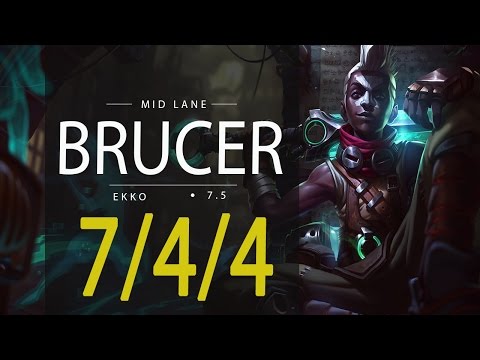 LOL ProTV - Brucer - EKKO MID vs SYNDRA (11/03/2017)