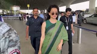 Kangana Ranaut Spotted At Airport Departure