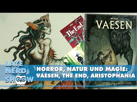 Reviews: Free Leagues Mystery-RPG Vaesen, Comics Aristophania & The End