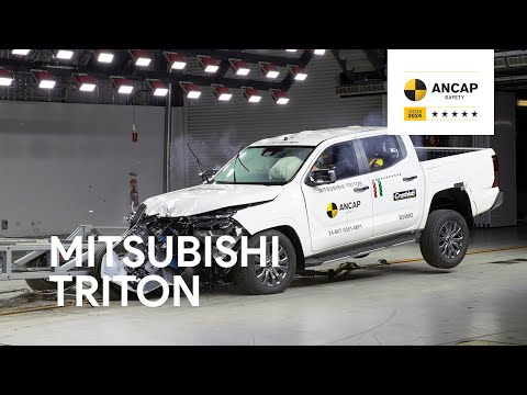 ANCAP safety & crash testing a Mitsubishi Triton