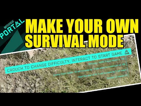 Create your own survival game mode - Battlefield 2042 Portal Rules Editor (aka horde or wave  mode)