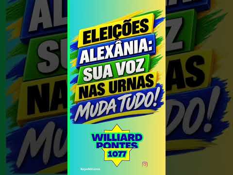 DOBRADINHA NAS ELEIÇÕES 2026 EM ALEXÂNIA!