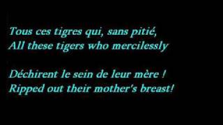 Mireille Mathieu - La Marseillaise (Lyrics - French / English Translation)