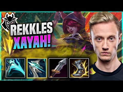 REKKLES TRIES SOME XAYAH IN SOLOQ! - G2 Rekkles Plays Xayah ADC vs Varus! | Patch 11.15