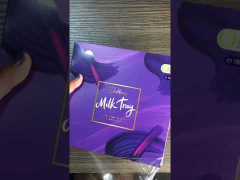 Yummy Cadbury Milk Tray Unboxing #cadbury #chocolate #unboxing #asmr
