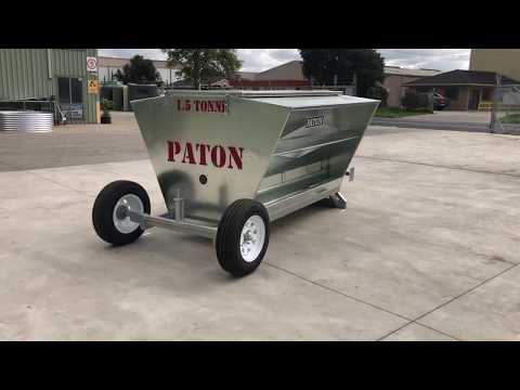 Walkaround of Paton’s 1.5 Tonne Wheeled Sheep Feeder