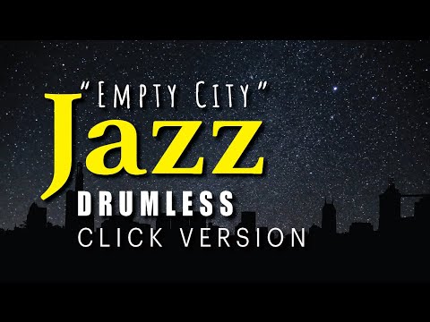 Drumless Jazz Backing Track- 90 bpm with CLICK - Brushes Play along practice for drummers