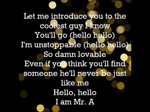 AJ McLean -Mr. A LYRICS VIDEO
