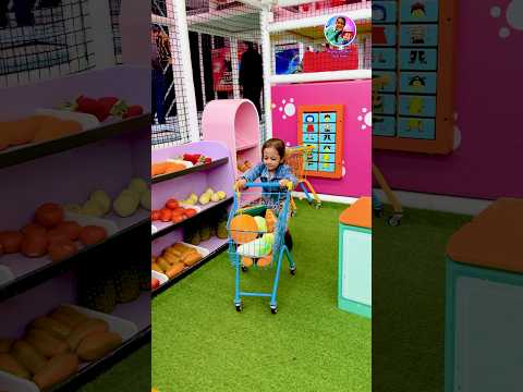 Nirvi’s Fun Shopping Adventure! 🍎🥕🛒😊 #KidsShopping #FunForKids #PretendPlay #PlayMarket