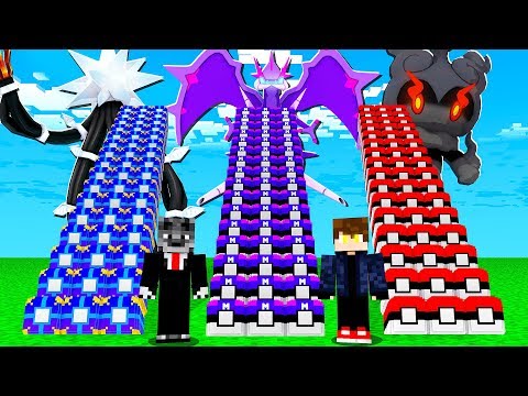 GANHE POKEMONS LENDARIOS NA ESCADA DE LUCKY PIXELMON 100% - MINECRAFT PIXELMON MOD