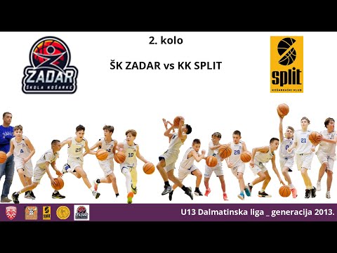 G1 _ 2 kolo _ ŠK Zadar U13 vs KK Split U13