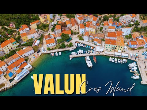 Valun town on Cres Island, Croatia