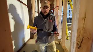 Giving the Toilet Room Privacy! Framing the Shop Bathroom Walls