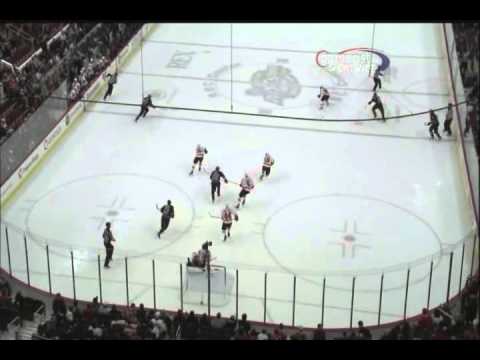 Nikolay Zherdev scores vs the Hurricanes - 11-11-10