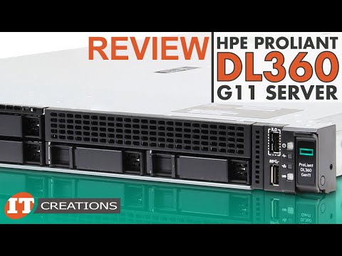 4th Gen Intel Xeon HPE ProLiant DL360 Gen11 Server REVIEW | IT Creations