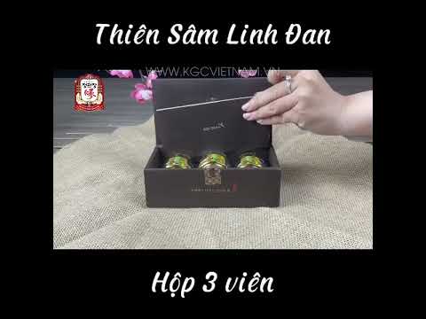 Video Chi Tiết Mở Hộp Viên Thiên Sâm Linh Đan KGC Cheong Kwan Jang 4g x 3 Viên