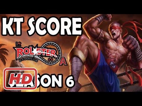 KT Score LEE SIN vs GRAGAS Jungle Korea Challenger 522LP