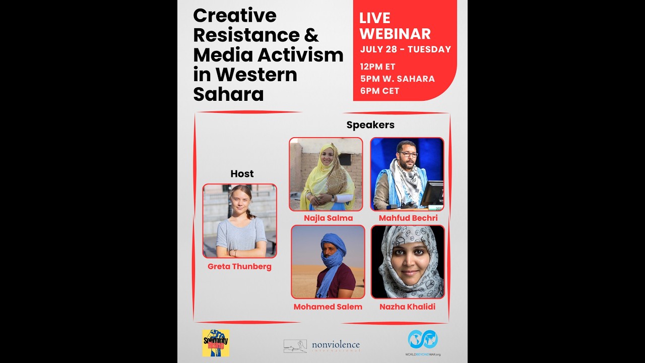 Webinar - Creative Resistance and Media Activism in Western Sahara