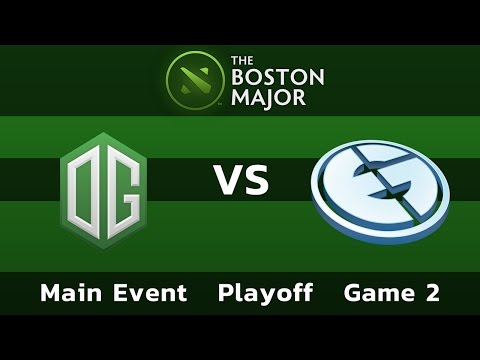 OG vs Evil Geniuses — Game 2 • Playoff Main Event — Boston Major