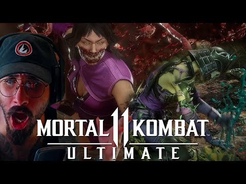 Mortal Kombat 11 Ultimate | Official Mileena Gameplay Trailer (REACTION)