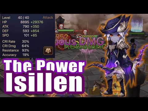 【Summoners War | Curry's RTA】The Power Isillen, insane passive Supportive Fire!
