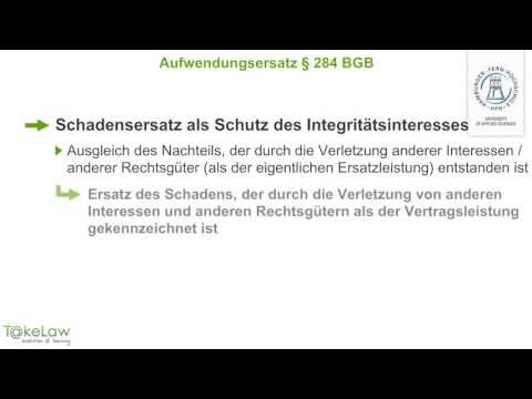 WPR2 (Schuldrecht AT) - 223/369 - Vertragshaftung - Aufwendungsersatz § 284 BGB