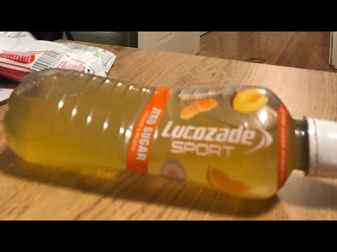 Lucozade sport zero sugar orange and peach is so good
