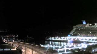 preview picture of video 'Time-Lapse Celebrity Eclipse @ Ponta Delgada (2012/10/16)'