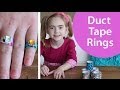 How to Make Duct Tape Rings - Craft Show for Kids ...