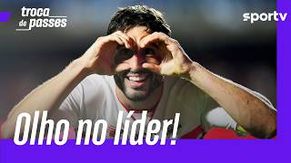 SÃO PAULO VENCE O GRÊMIO NO MORUMBIS E DORME NA LIDERANÇA DO BRASILEIRÃO | TROCA DE PASSES | sportv