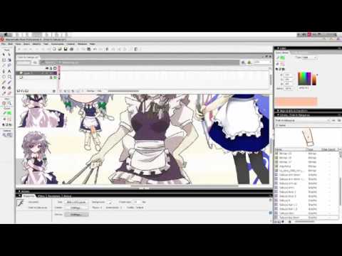 Making of Sakuya Izayoi - Frisk(Chara) vs Sakuya Izayoi Undertale Vs Touhou Animation