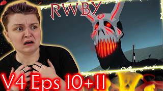 THANKS I HATE IT!!!~ RWBY V4 Ep10+11 REACTION!!