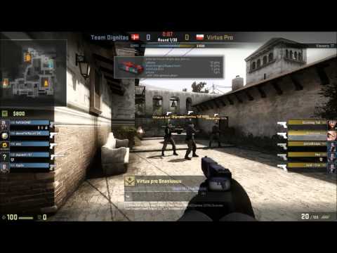 CSGO demo(snax) Virtus Pro vs Dignitas inferno BO3 1st map FACTIT 2014