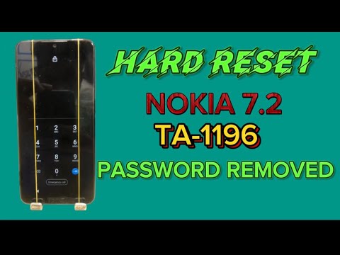 Nokia 7.2 ( TA-1196) Hard Reset Without Computer | Nokia 7.2 ta- 1196 Lock Removed without Data Loss