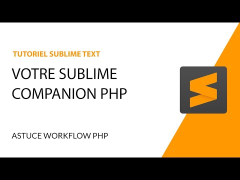 Tutoriel PHP Sublime Text Sublime PHP Companion