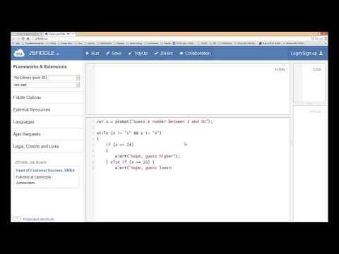 How to Use the While Loop in JavaScript Part 3 of 3