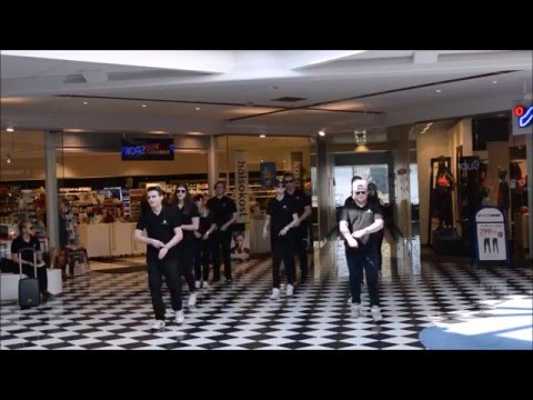 Flashmob Karlshamn Hotell- och turismprogrammet 20160506