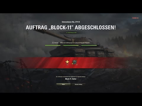 "OBJEKT 279" mission BLOCKING damage ( PZ.KPFW. VII ) - wot deutsch, WORLD of TANKS !!!