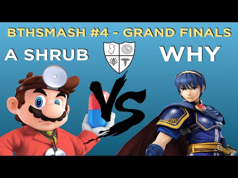 BTHSmash #4 - A Shrub (Fox, Dr. Mario) vs Why (Falco, Marth) - Grand Finals - Smash 4